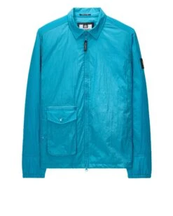 Weekend Offender Vinnie Thermo Over-Shirt Azure Blue