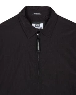 Weekend Offender Vinnie Thermo Over-Shirt Black -Clothing Shop OSAW2315 VINNIE THERMO BLACK 6513