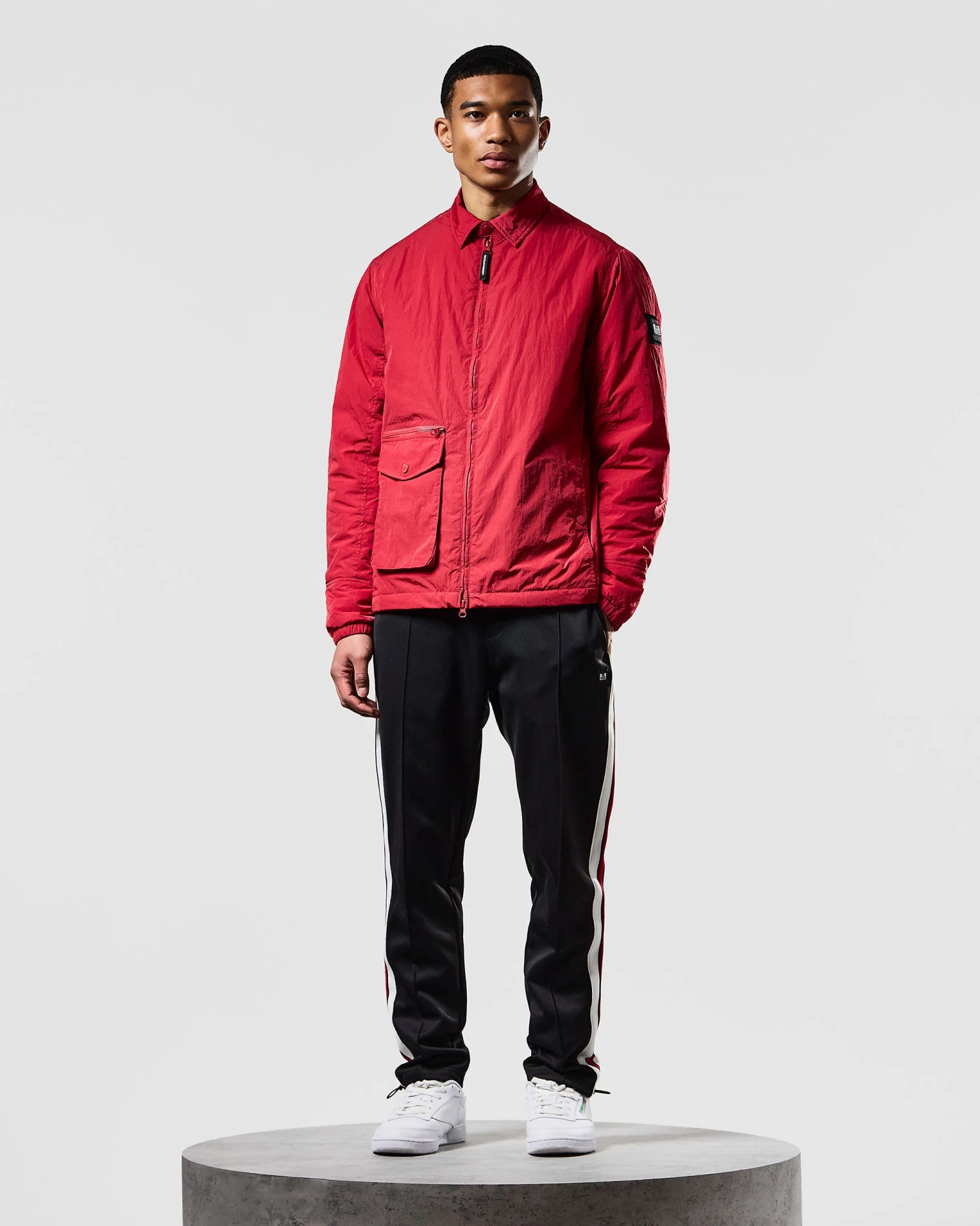 Weekend Offender Vinnie Thermo Over-Shirt Scarlet Red 3 Weekend Offender Vinnie Thermo Over-Shirt Scarlet Red - Image 3