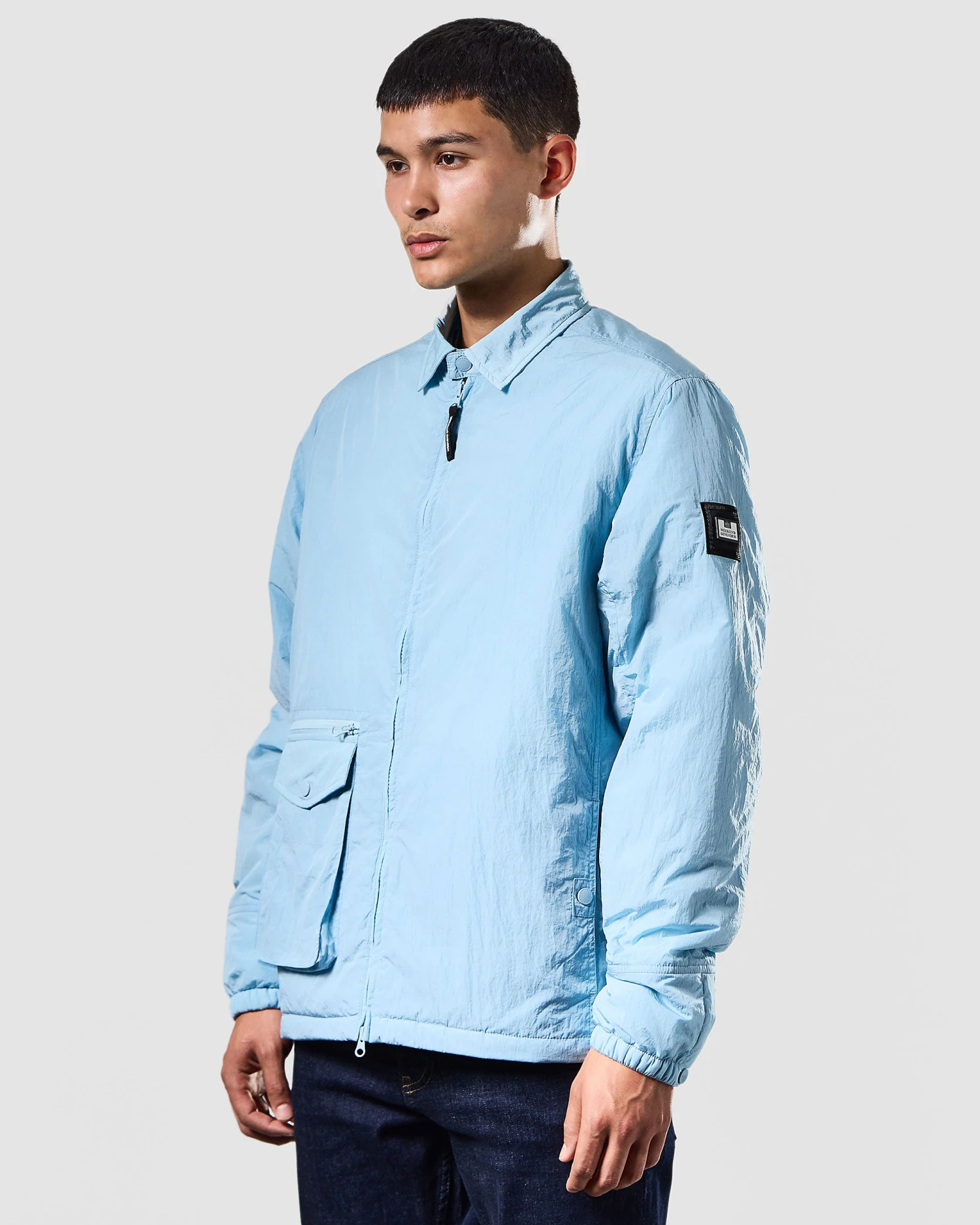 Weekend Offender Vinnie Thermo Over-Shirt Winter Sky Blue 2 Weekend Offender Vinnie Thermo Over-Shirt Winter Sky Blue - Image 2