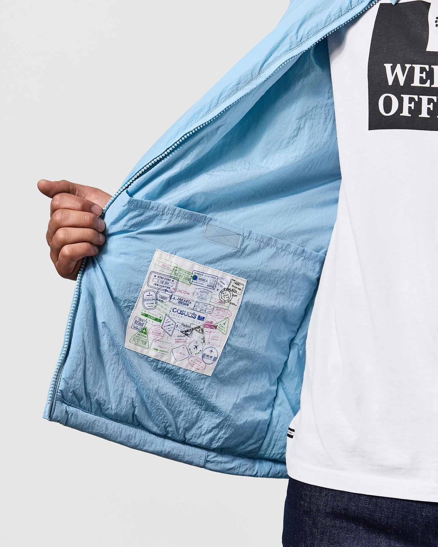 Weekend Offender Vinnie Thermo Over-Shirt Winter Sky Blue 5 Weekend Offender Vinnie Thermo Over-Shirt Winter Sky Blue - Image 5