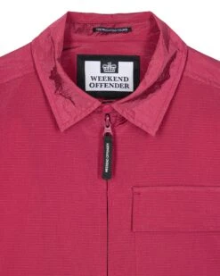 Weekend Offender Kell Field Over-Shirt Magenta -Clothing Shop OSSS23 05 KELL MAGENTA 1787