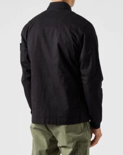 Weekend Offender LaMotta Over-Shirt Black -Clothing Shop OSSS2308 LAMOTTA BLACK 3857