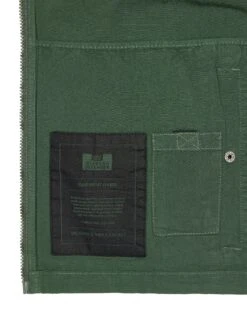 Weekend Offender Formella Garment Dye Over-Shirt Dark Green -Clothing Shop OSSS2312 FORMELLA DARK GREEN 0223