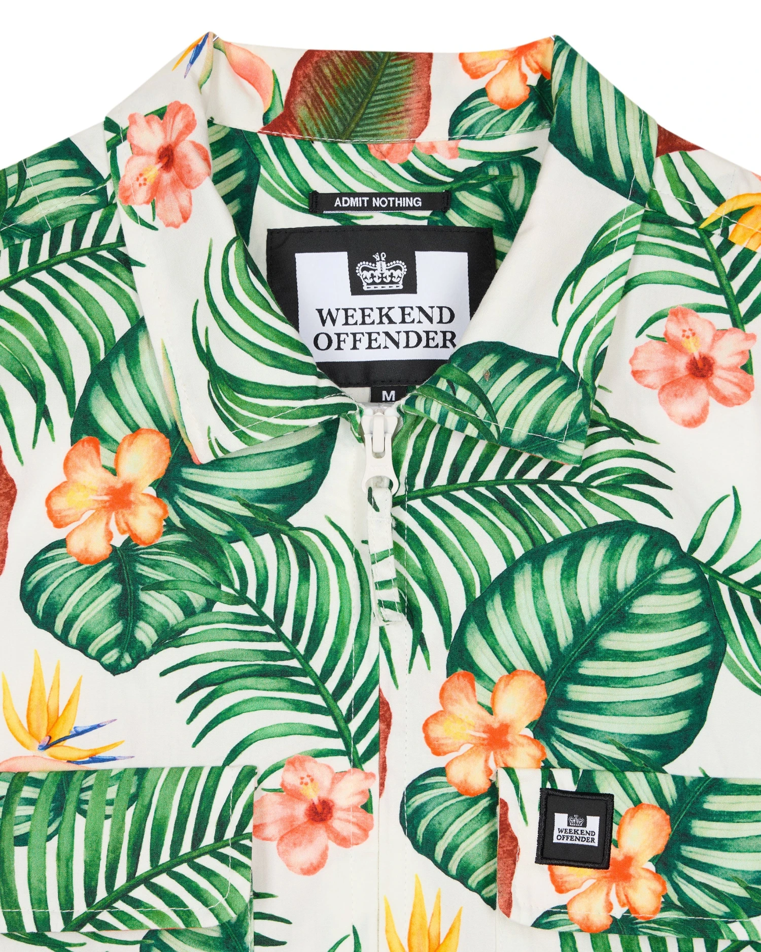 Weekend Offender White Lotus Over-Shirt White Lotus Print 5 Weekend Offender White Lotus Over-Shirt White Lotus Print - Image 5