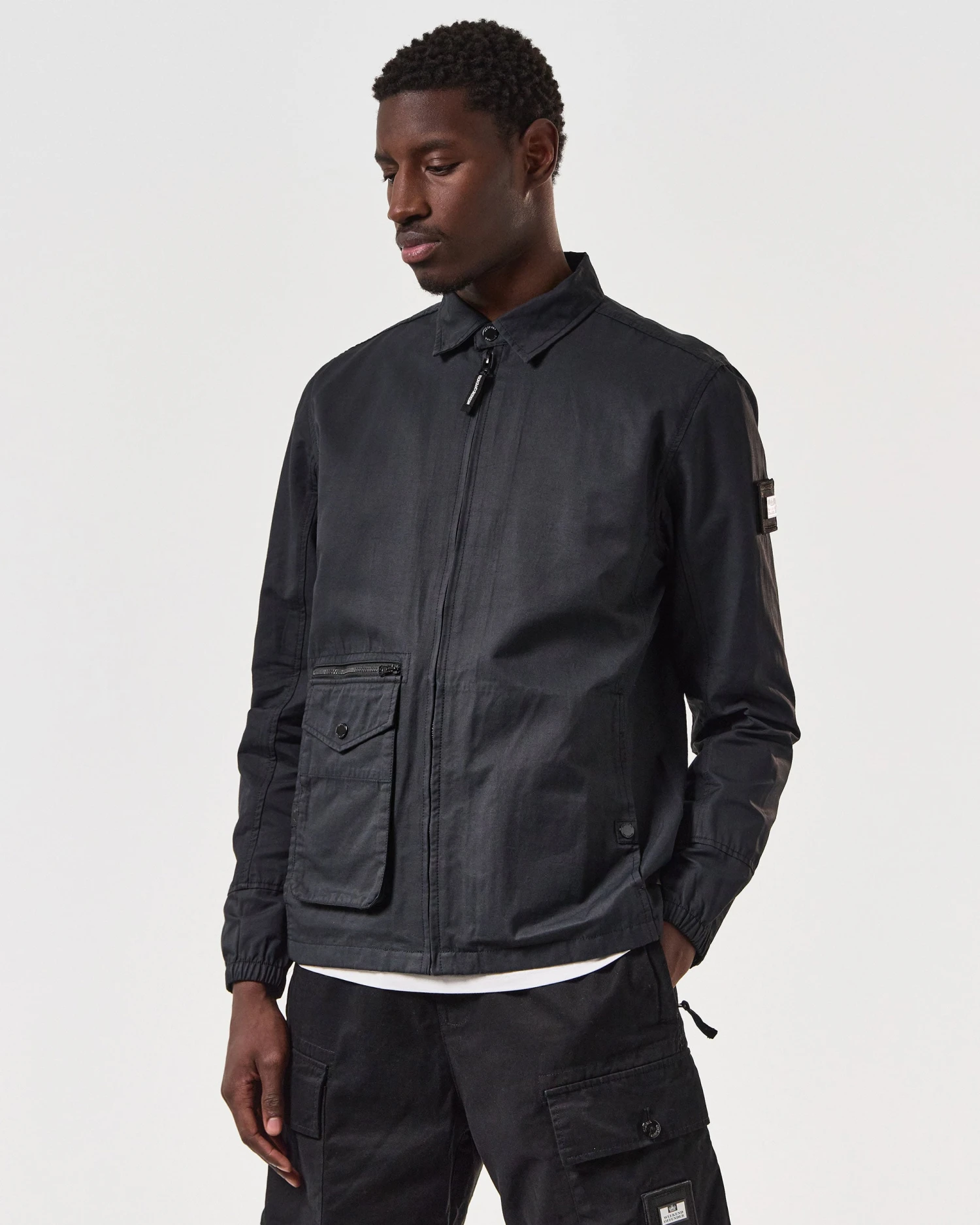 Weekend Offender Vinnie Over-Shirt Black 3 Weekend Offender Vinnie Over-Shirt Black - Image 3
