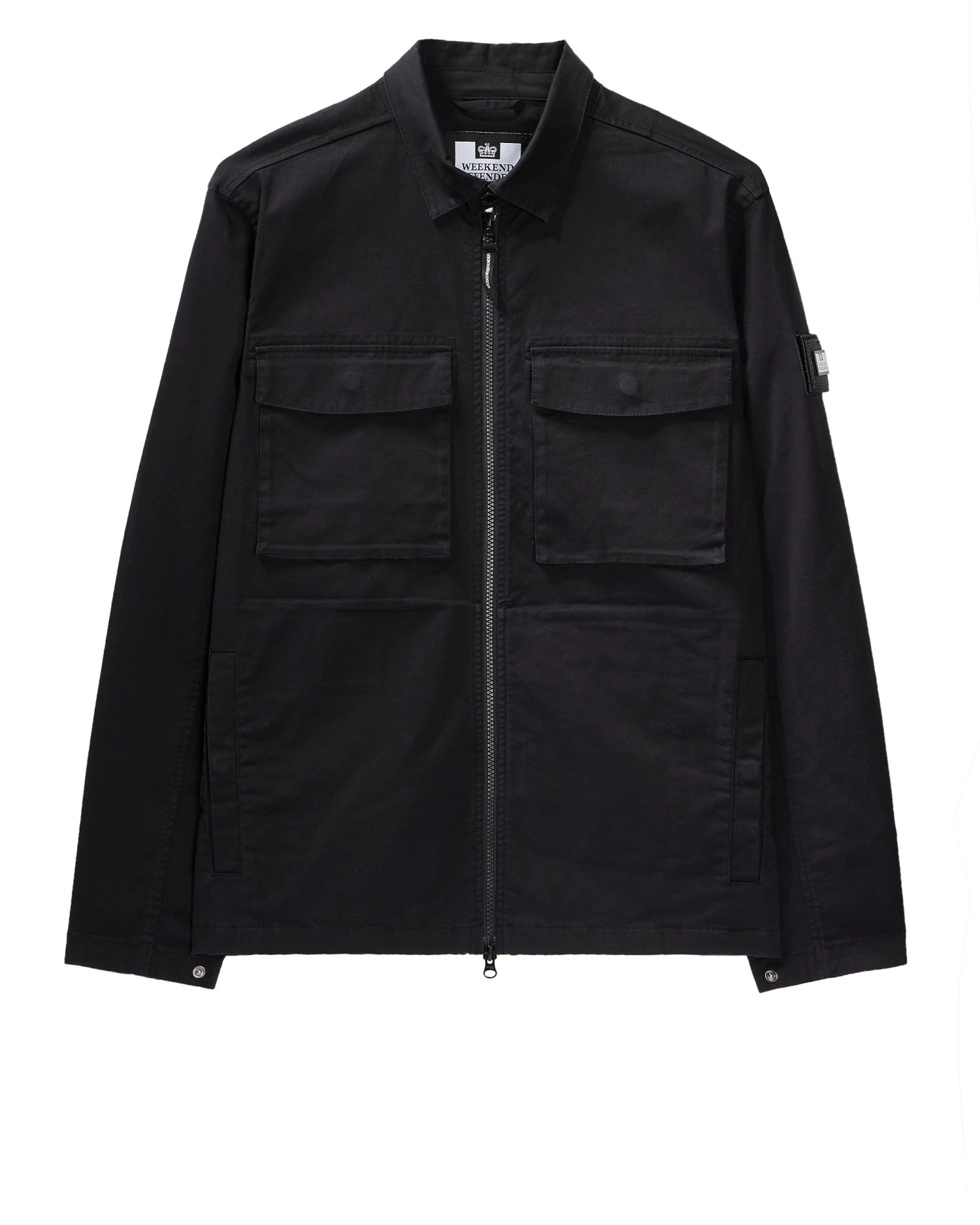 Weekend Offender Formella Over-Shirt Black 1 Weekend Offender Formella Over-Shirt Black