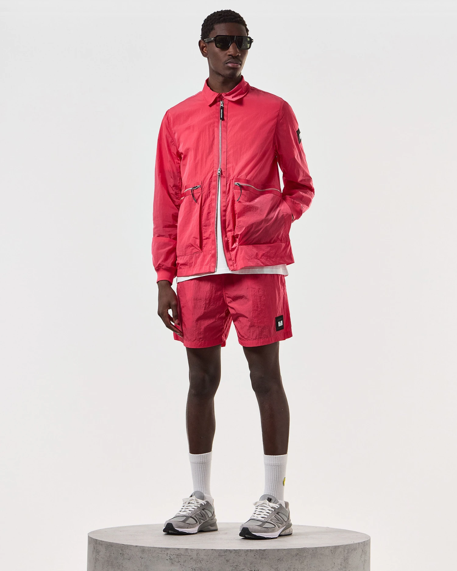 Weekend Offender Stacks Swim Shorts Anthurium Pink 2 Weekend Offender Stacks Swim Shorts Anthurium Pink - Image 2