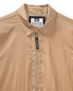 Weekend Offender Zingaro Lightweight Jacket Cognac Brown -Clothing Shop OSSS2403 ZINGARO COGNAC 9164