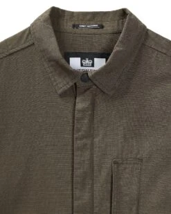 Weekend Offender Porter Over-Shirt Castle Green -Clothing Shop OSSS2409 PORTER CASTLE GREEN 10430WO