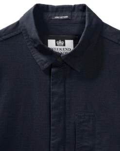 Weekend Offender Porter Over-Shirt Navy -Clothing Shop OSSS2409 PORTER NAVY 11873