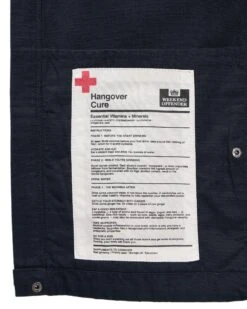 Weekend Offender Porter Over-Shirt Navy -Clothing Shop OSSS2409 PORTER NAVY 11876