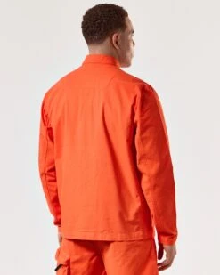 Weekend Offender Porter Over-Shirt Pure Orange 11 Weekend Offender Porter Over-Shirt Pure Orange -Clothing Shop OSSS2409 PORTER PURE ORANGE 5321 MODEL
