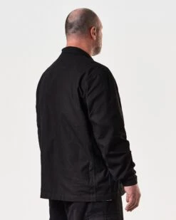 Weekend Offender Porter Over-Shirt Black - Plus Size -Clothing Shop OSSS2409X PORTER BLACK 8045 PLUS