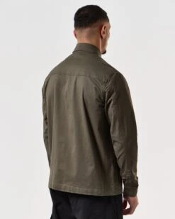 Weekend Offender Tavira Over-Shirt Castle Green -Clothing Shop OSSS2410 TAVIRA CASTLE GREEN 7626