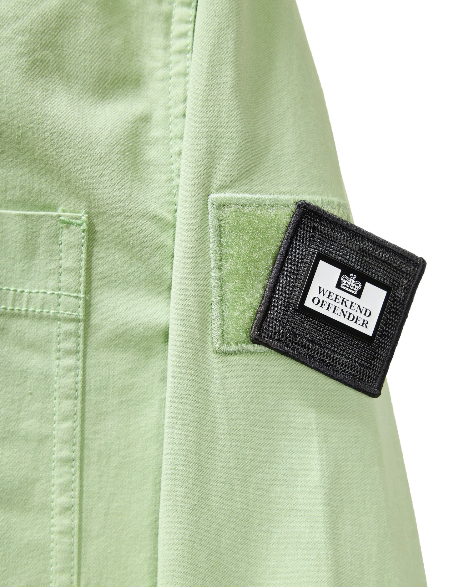 Weekend Offender Tavira Over-Shirt Pale Moss Green 8 Weekend Offender Tavira Over-Shirt Pale Moss Green - Image 8