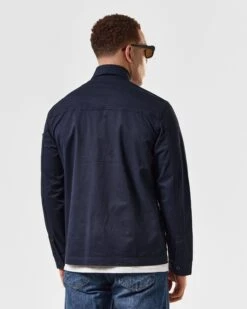 Weekend Offender Tavira Over-Shirt Navy -Clothing Shop OSSS2410 TAVIRA NAVY 4736 MODEL