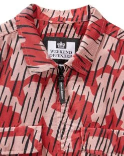 Weekend Offender Waya Over-Shirt Blaze Red Rain Camo 13 Weekend Offender Waya Over-Shirt Blaze Red Rain Camo -Clothing Shop OSSS2420 WAYA CAMO BLAZE 9126
