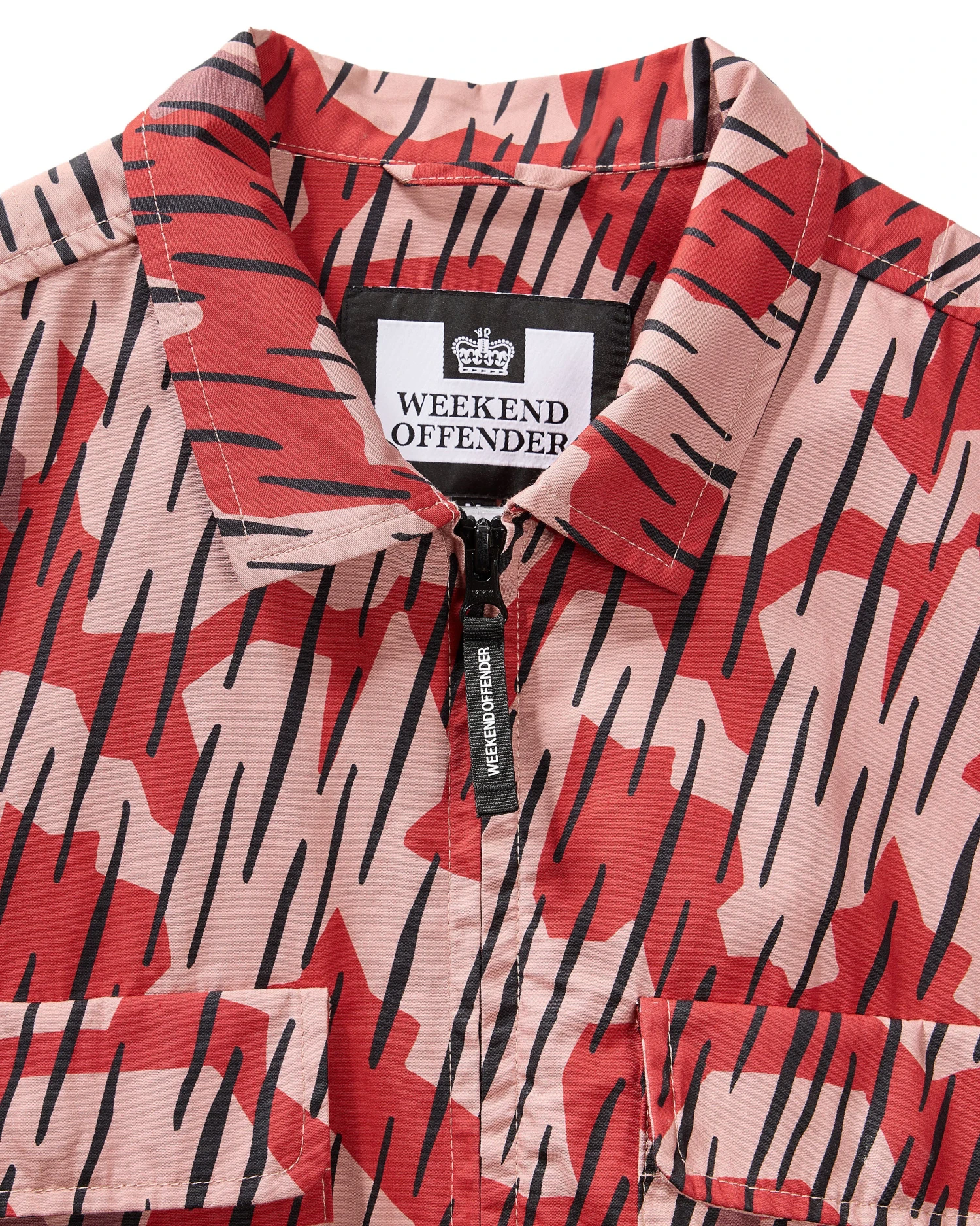 Weekend Offender Waya Over-Shirt Blaze Red Rain Camo 7 Weekend Offender Waya Over-Shirt Blaze Red Rain Camo - Image 7