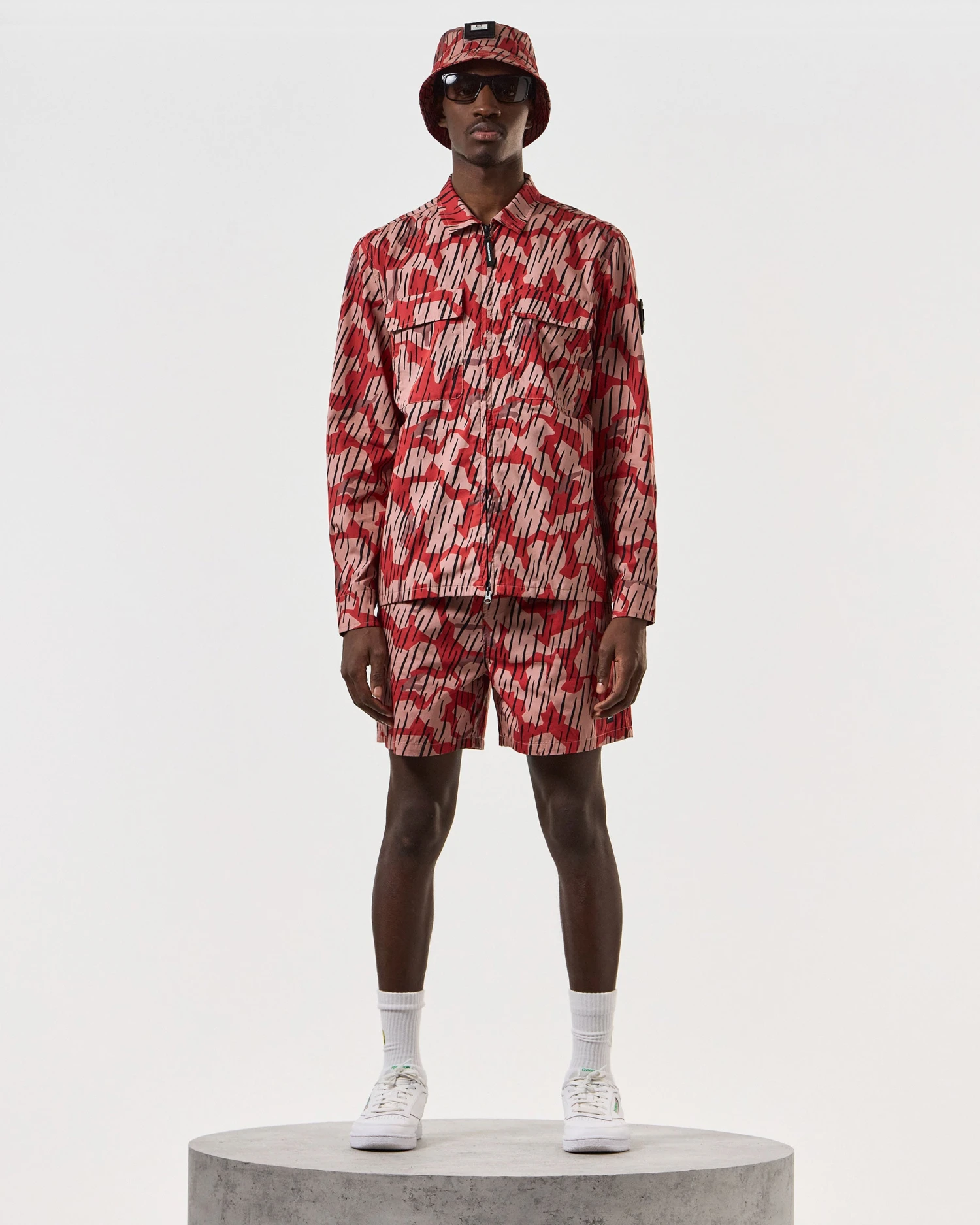 Weekend Offender Waya Over-Shirt Blaze Red Rain Camo 2 Weekend Offender Waya Over-Shirt Blaze Red Rain Camo - Image 2