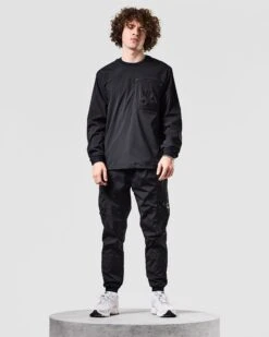 Weekend Offender Capriati Over-Top Black -Clothing Shop OTAW2305 NUNEZ BLACK 1501 MODEL