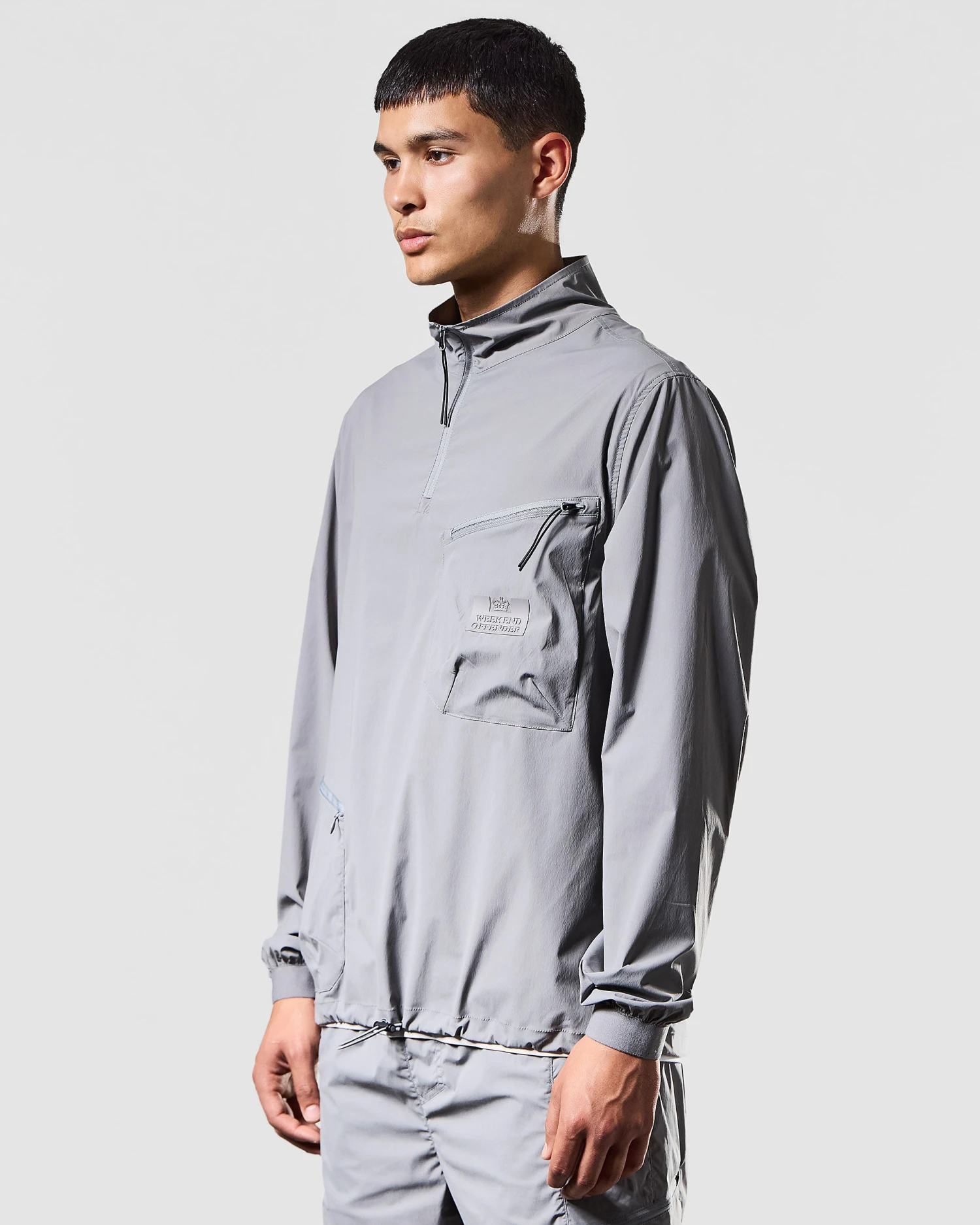 Weekend Offender Nunez Over-Top Light Grey 2 Weekend Offender Nunez Over-Top Light Grey - Image 2