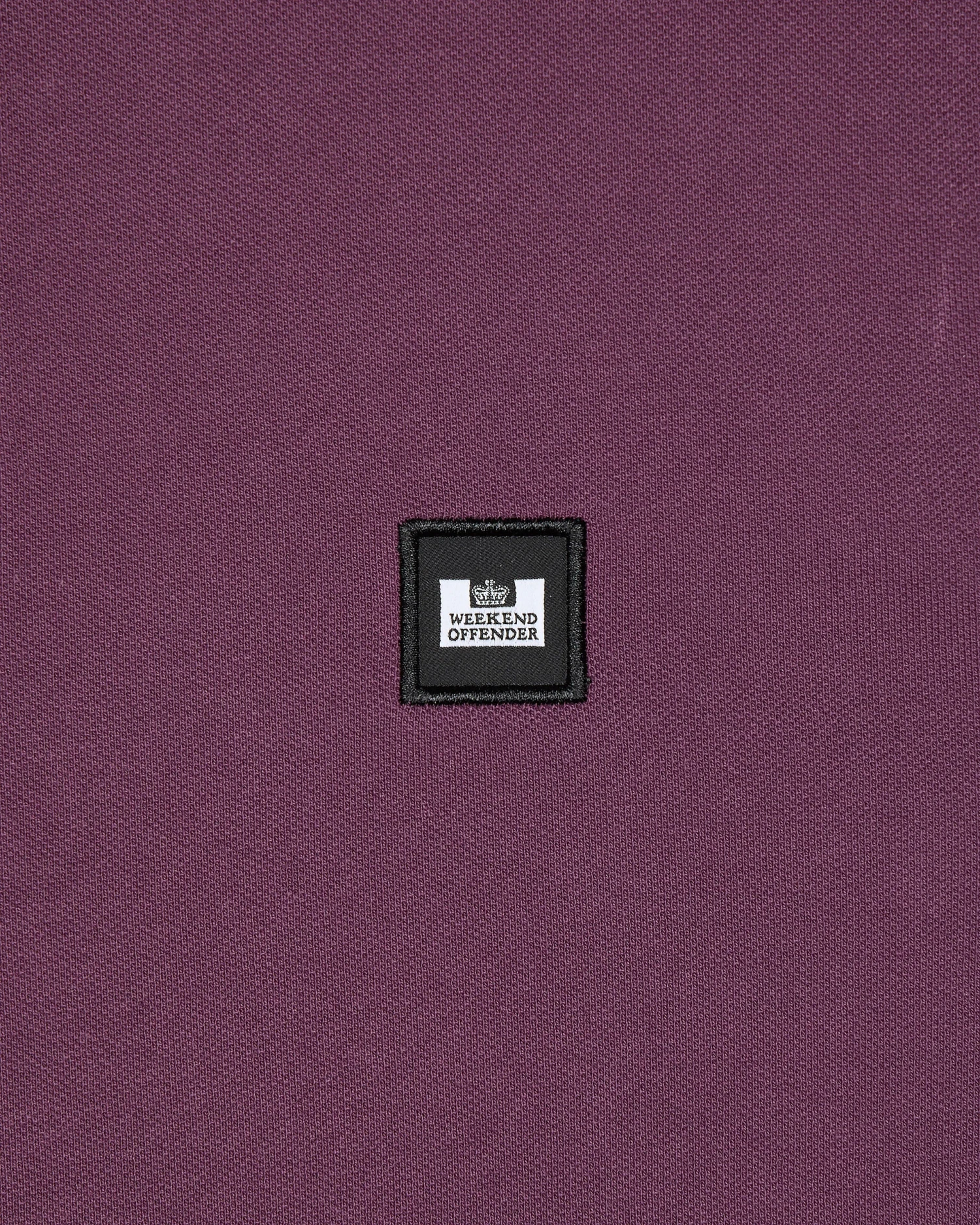 Weekend Offender Rivas Polo Shirt Deep Plum 6 Weekend Offender Rivas Polo Shirt Deep Plum - Image 6