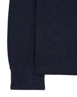 Weekend Offender Carola Long Sleeve Polo Shirt Navy/House Check -Clothing Shop POAW23 18 CAROLA NAVY 2326 NO QR