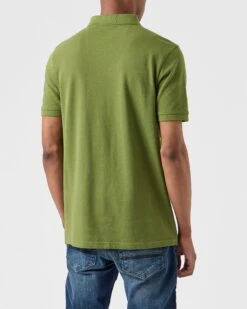 Weekend Offender Caneiros Polo Shirt Seaweed Green -Clothing Shop POAW2301 CANIEROS SEAWEED 0179 MODEL