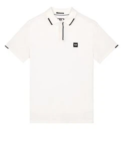 Weekend Offender Rivas Polo Shirt Winter White