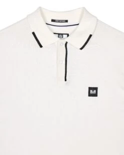 Weekend Offender Rivas Polo Shirt Winter White -Clothing Shop POAW2312 RIVAS WINTER WHITE 6265