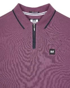 Weekend Offender Shore Polo Shirt Deep Plum -Clothing Shop POAW2313 SHORE DEEP PLUM 6271