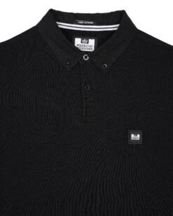 Weekend Offender Schooling Polo Shirt Black -Clothing Shop POAW2316 SCHOOLING BLACK 0946