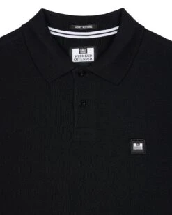 Weekend Offender Dice Long Sleeve Polo Shirt Black -Clothing Shop POAW3220 DICE BLACK 0988