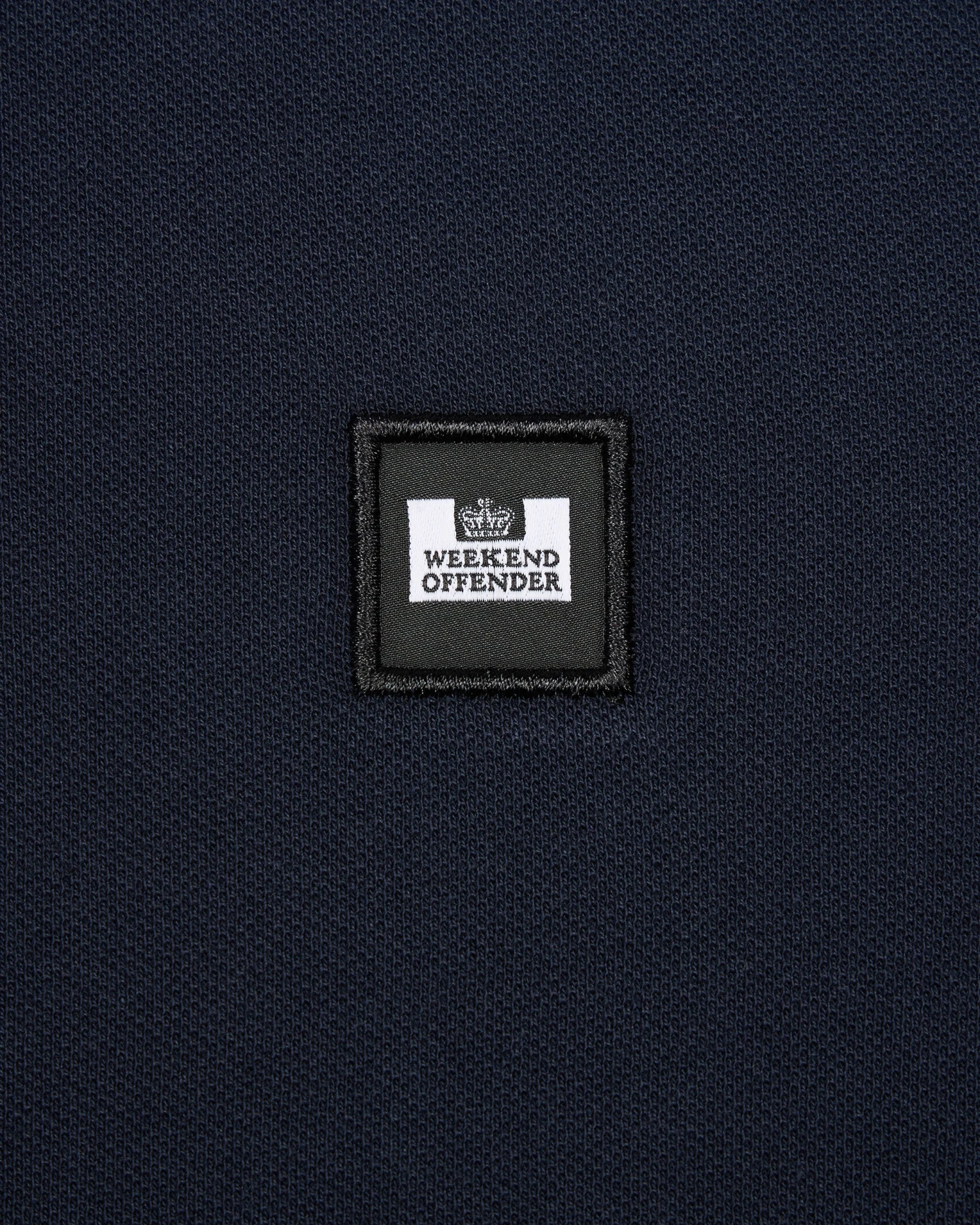 Weekend Offender Boman Long Sleeve Polo Shirt Navy 7 Weekend Offender Boman Long Sleeve Polo Shirt Navy - Image 7