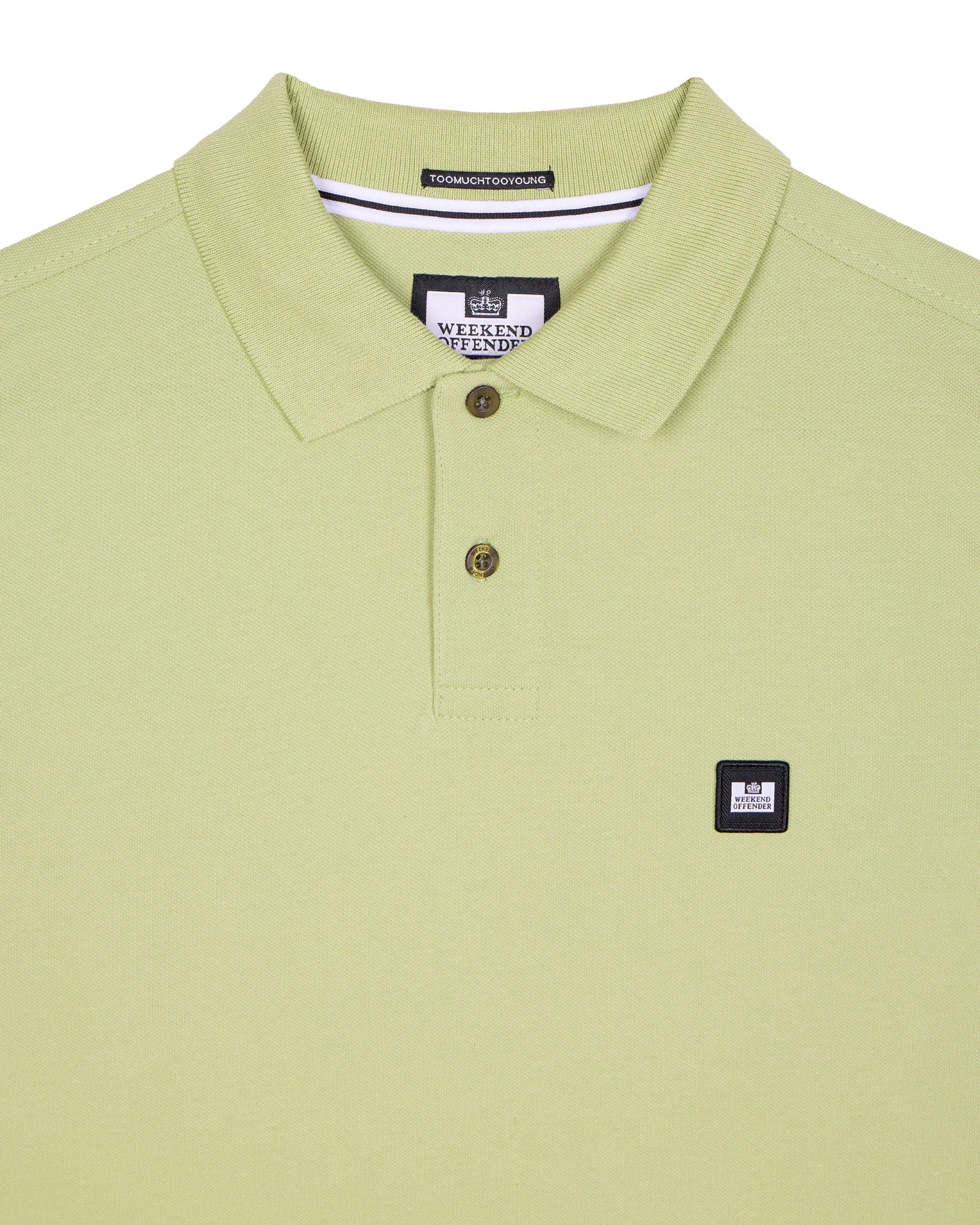 Weekend Offender Caneiros Polo Shirt Fern Moss 5 Weekend Offender Caneiros Polo Shirt Fern Moss - Image 5