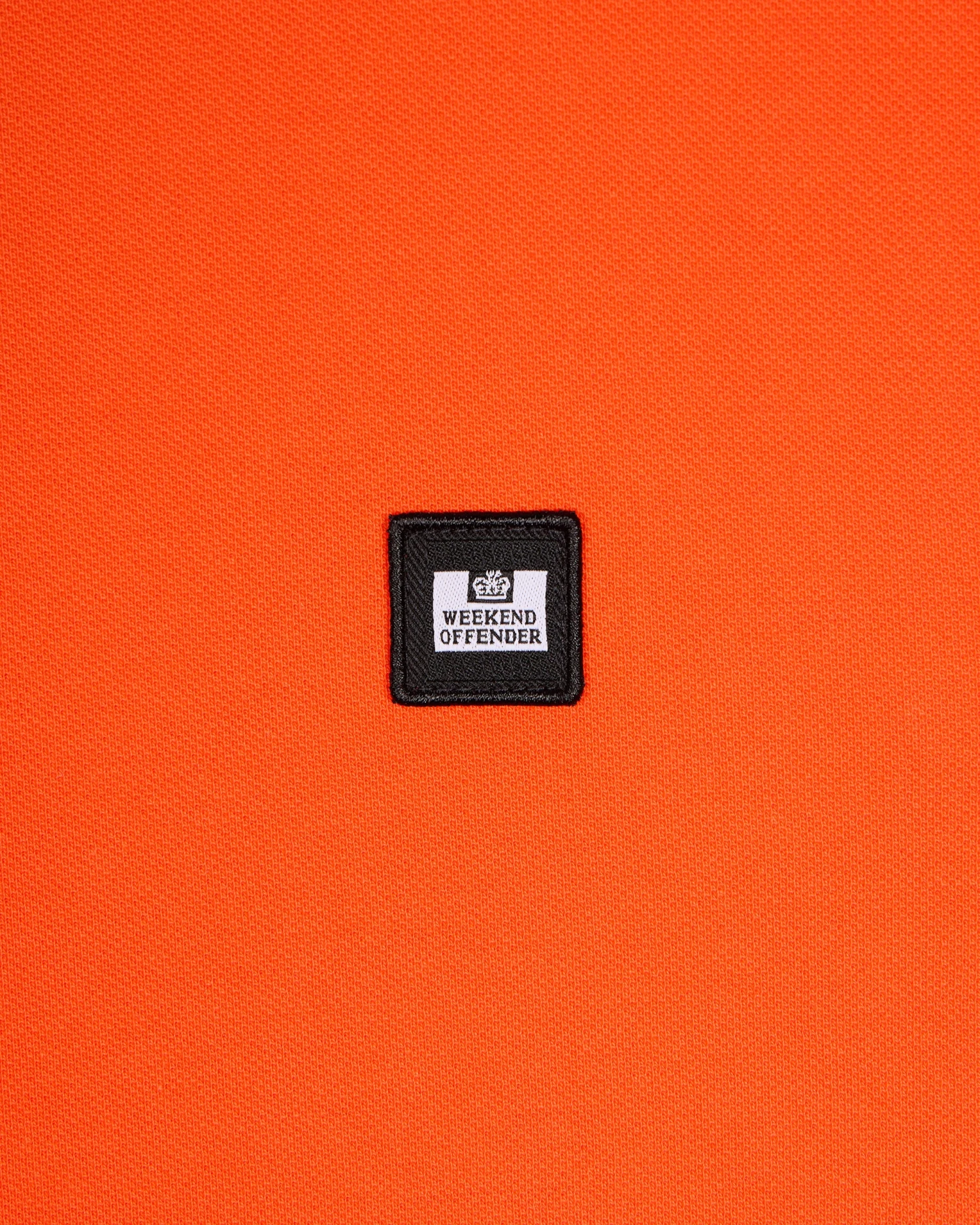 Weekend Offender Caneiros Polo Shirt Orange Fizz 6 Weekend Offender Caneiros Polo Shirt Orange Fizz - Image 6