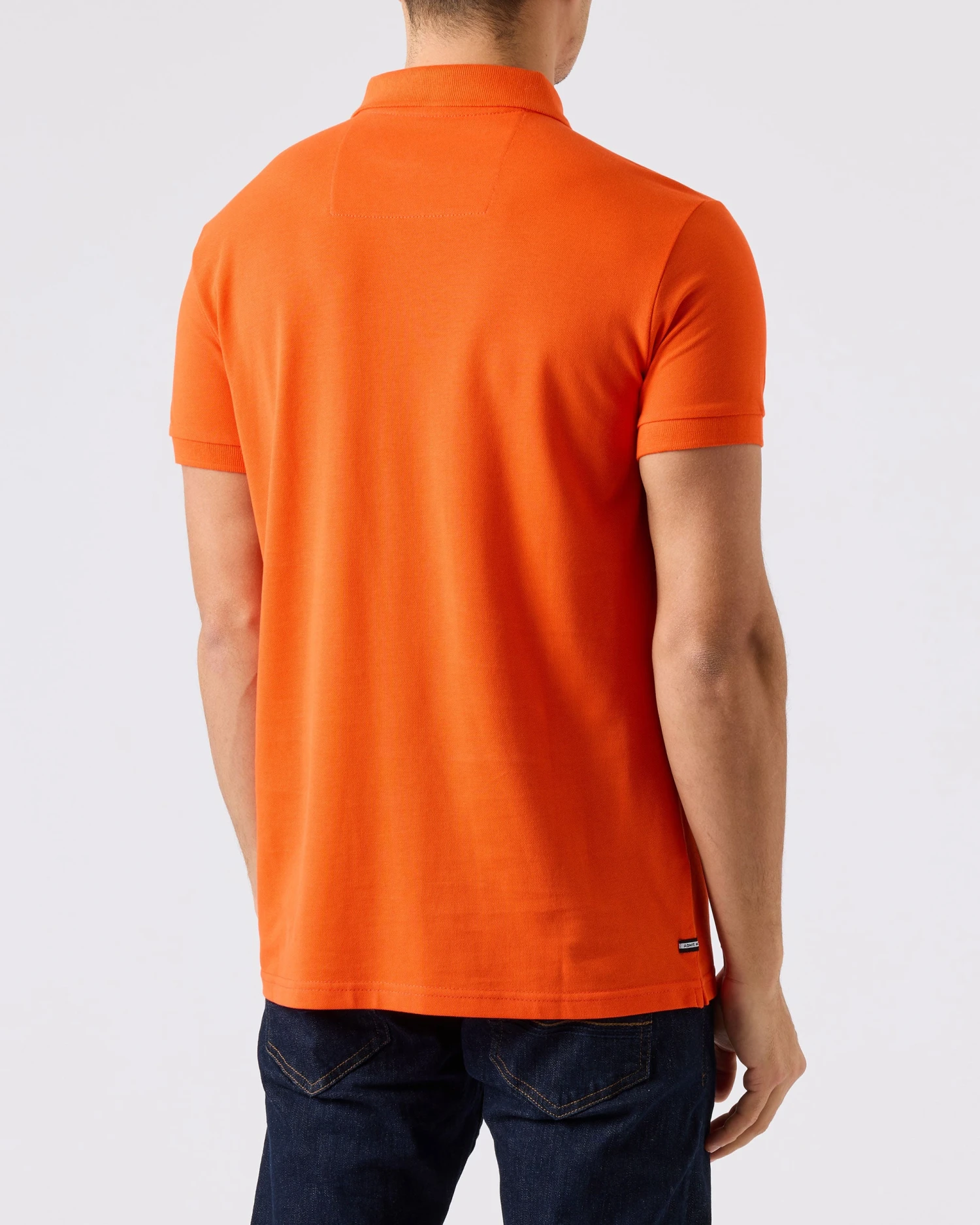 Weekend Offender Caneiros Polo Shirt Orange Fizz 4 Weekend Offender Caneiros Polo Shirt Orange Fizz - Image 4