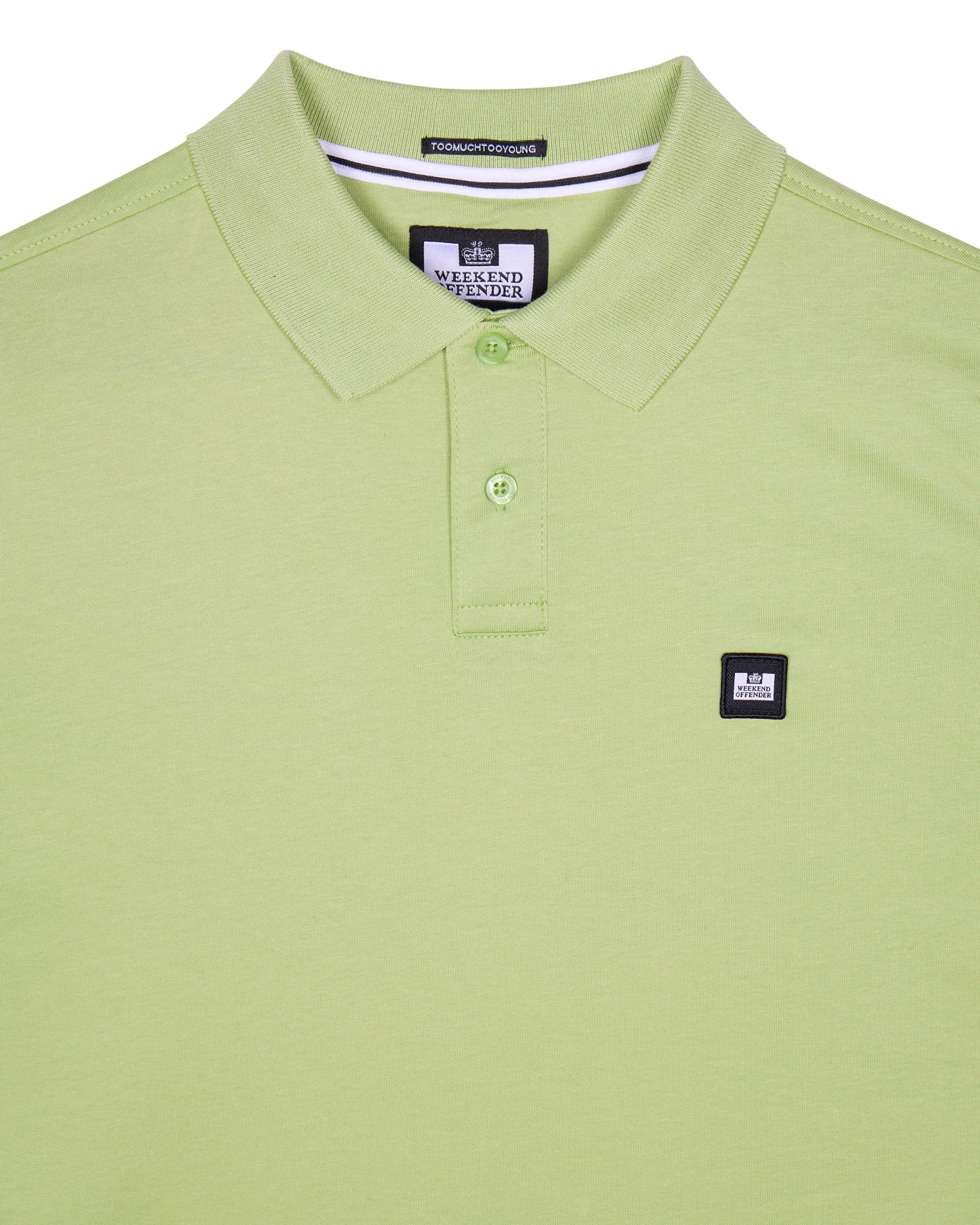 Weekend Offender Monteray Mercerised Polo Shirt Fern Moss 5 Weekend Offender Monteray Mercerised Polo Shirt Fern Moss - Image 5