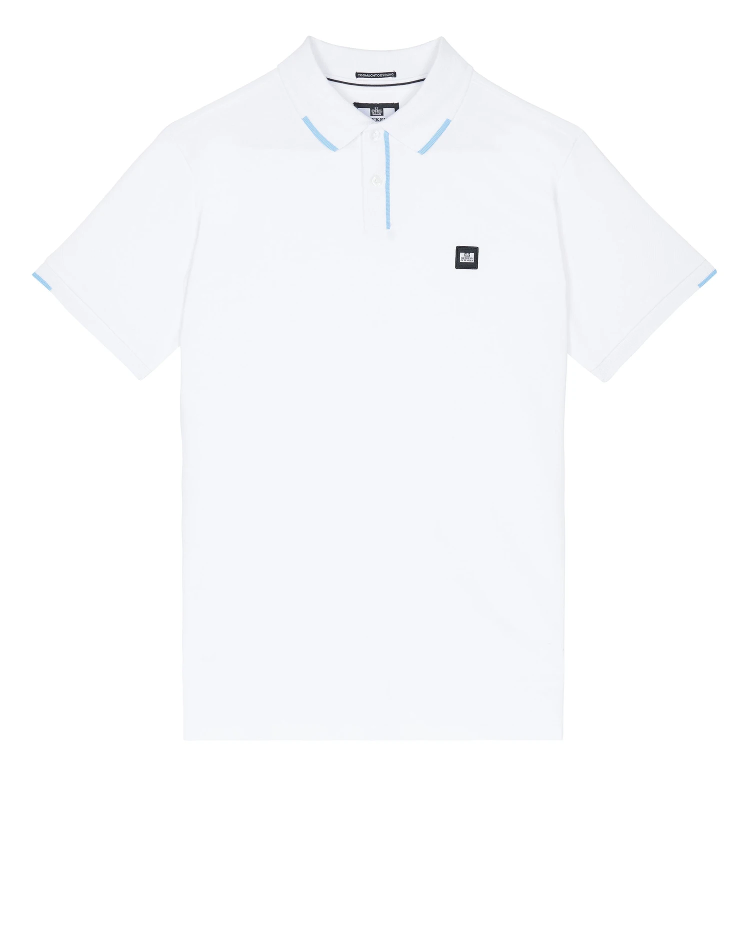 Weekend Offender Rivas Polo Shirt White 1 Weekend Offender Rivas Polo Shirt White