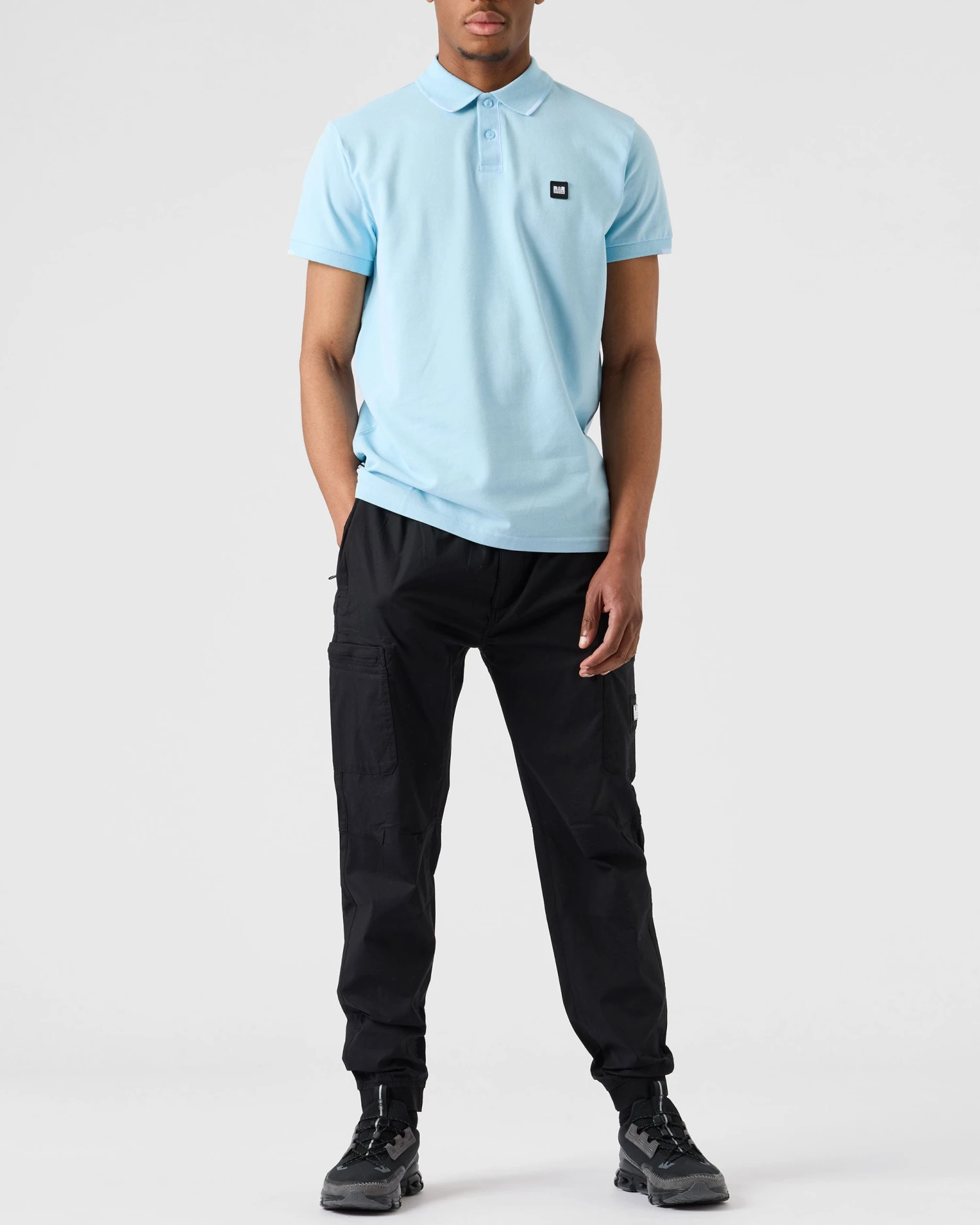 Weekend Offender Rivas Polo Shirt Mineral 2 Weekend Offender Rivas Polo Shirt Mineral - Image 2