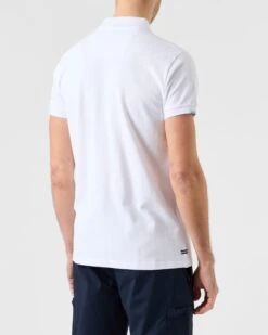 Weekend Offender Rivas Polo Shirt White 9 Weekend Offender Rivas Polo Shirt White -Clothing Shop POSS2312 RIVAS WHITE 5583 MODEL