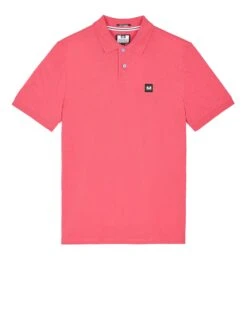 Weekend Offender Caneiros Polo Shirt Anthurium Pink