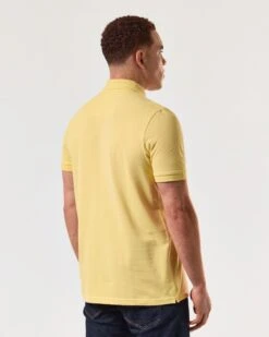 Weekend Offender Caneiros Polo Shirt Butter Yellow -Clothing Shop POSS2401 CANEIROS BUTTER 5035 MODEL