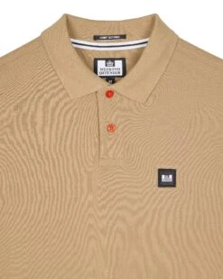 Weekend Offender Caneiros Polo Shirt Cognac Brown -Clothing Shop POSS2401 CANEIROS COGNAC 11802