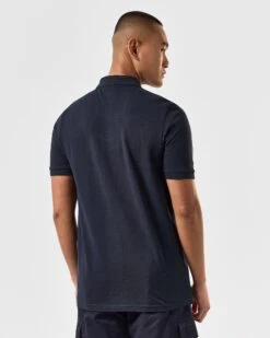 Weekend Offender Caneiros Polo Shirt Navy -Clothing Shop POSS2401 CANEIROS NAVY 3861 MODEL