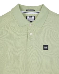 Weekend Offender Caneiros Polo Shirt Pale Moss Green -Clothing Shop POSS2401 CANEIROS PALE MOSS 10768