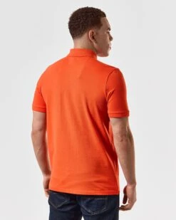 Weekend Offender Caneiros Polo Shirt Pure Orange -Clothing Shop POSS2401 CANEIROS PURE ORANGE 5044 MODEL