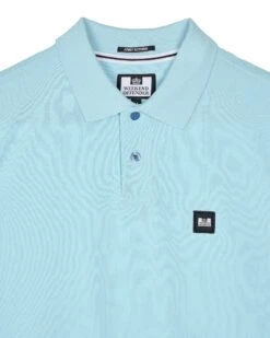 Weekend Offender Caneiros Polo Shirt Saltwater Blue -Clothing Shop POSS2401 CANEIROS SALTWATER 10775