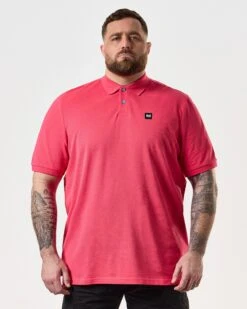 Weekend Offender Caneiros Polo Shirt Anthurium Pink - Plus Size -Clothing Shop POSS2401X CANEIROS ANTHURIUM 8179 PLUS